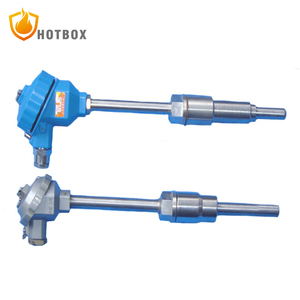 Probe Termokopel Tugas Berat yang Disesuaikan dengan Flensa/Ujung Berulir untuk Pengukuran Suhu Logam Cair di Pengecoran Aluminium Seng - Product Image 6