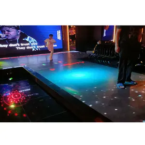 P2.6 P3.9 P4.8 Indoor Full Color Interactive Digital Dance Floor Floor Display Carrelage Led Stage Wedding Screen