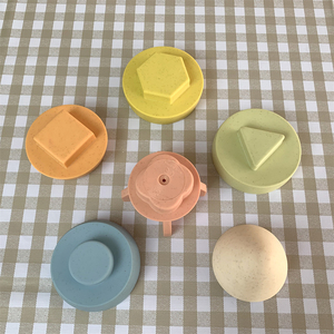 Aprendizaje educativo para bebés, juego para apretar, geometría Irregular, torre de apilamiento, cohete de anidación, juguetes apilables de silicona coloridos - Product Image 6