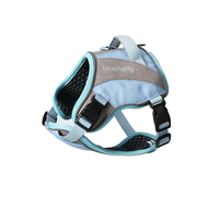 Harnais rafraîchissant intelligent Touchdog pour chien, refroidissement par évaporation, 24h de fraîcheur longue durée, changement de couleur, détection de température, harnais d'été pour animaux de compagnie