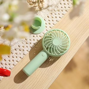 Ventilador de Mano Portátil Mini 2026, Venta al Por Mayor de Fábrica, Logotipo Personalizado, Alta Velocidad, Recargable por USB, Tres Velocidades, Refrigeración para Mujeres - Product Image 3