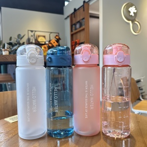 Bouteille d'eau vide personnalisée de 780ml en plastique, bouteille d'eau potable transparente étanche sans BPA, vente en gros - Product Image 1