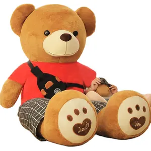 Hersteller Hot Wholesale Varis ized Cute Teddybär Halbfertige ungefüllte Tier Plüsch Spielzeug Skins