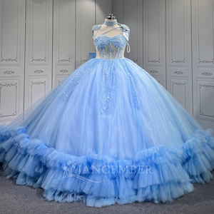 Robes de Quinceañera bleu ciel Lsmu165, Vestidos de 15 Quinceañeras, Xv Anos, Debutantes pour 15 ans, Jancember - Product Image 6