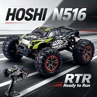 HOSHI N516 N416 Mobil Balap Remote Control 4 Saluran Kecepatan Tinggi 1/10 1/16 Motor Brushed 4WD Jangkauan 80m Siap Pakai Pengisian Daya USB