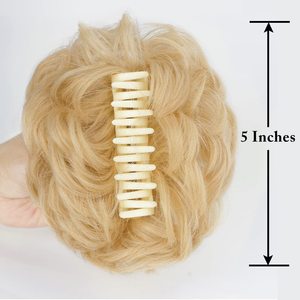 <span class=keywords><strong>Chignon</strong></span> désordonné - Extensions de <span class=keywords><strong>chignon</strong></span> synthétiques ondulées et bouclées <span class=keywords><strong>élastique</strong></span>s pour femmes et filles - Product Image 6