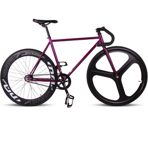 Bicicletas Clásicas de Piñón Fijo de 26 Pulgadas, Velocidad Única, Cuadro de Acero, Ruedas de Aluminio, Frenos de Disco, para Uso en Carretera - Product Image 1