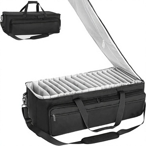 Sac <span class=keywords><strong>de</strong></span> transport extra large pour câbles et accessoires avec compartiments séparés, organiseur <span class=keywords><strong>de</strong></span> cordons DJ pour ordinateur portable, équipement DJ et instruments <span class=keywords><strong>de</strong></span> musique - Product Image 1