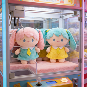 Muñecos de Peluche Suaves Personalizados de 8 Pulgadas, Juguetes de Animales de Peluche de Dibujos Animados y Anime para Niños, Ideales para Máquinas de Garra en Tiendas - Product Image 1