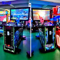 Machine de jeu d'arcade de tir à la carabine transformable à 2 joueurs avec écran de 42 pouces à pièces