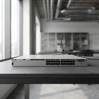 Switch Modular Uplink High Density Backbone Original Baru C9300X-24Y-A 24 Port SFP28 1/10/25G Fiber Layer3 Stackable