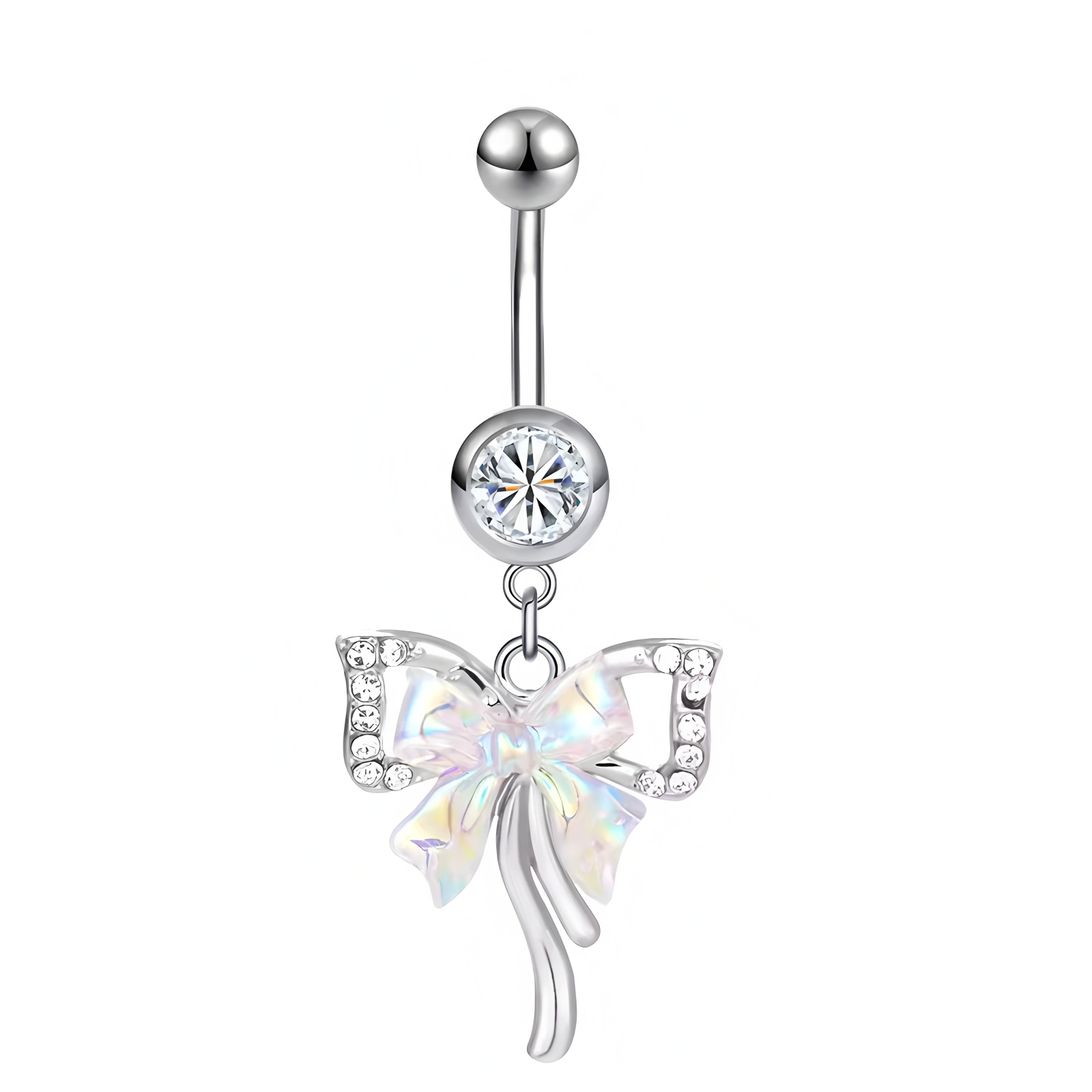 Silver Butterfly Shape 1#