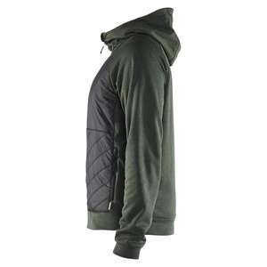 BLAKLADER - 346325334199XXL Suéter híbrido Otoño verde/Negro-EAN 7330509892626 WORK HOODIES - Product Image 5