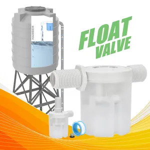 Низкая цена, цилиндрический автоматический регулирующий клапан уровня воды 3/4 дюйма, мини-поплавковый клапан для лотка крупного рогатого скота