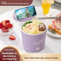 Poêle électrique avec contrôle de température, 600W, capacité 1,2L, pour une cuisine rapide et facile à domicile