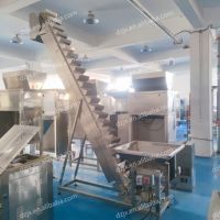 DZJX Gerösteter Kaffee Reis bohnen korn Lebensmittel geneigter Lift Hopper Eimer Aufzug Schräg becher förderer mit Edelstahl eimer