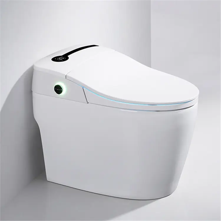 FOHEEL 유럽 스타일 세라믹 스마트 화장실 비데 자동 플러시 스마트 화장실 화장실 한 조각 지능형 화장실