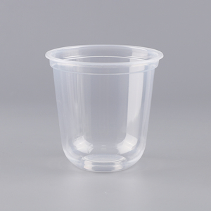 Vasos Transparentes Lisos en Forma de <span class=keywords><strong>U</strong></span> de 350 ml (12 oz) para Batidos, Bebidas Calientes, Té de Burbujas, Jugos, Vasos de Plástico PP Baratos, Vasos de Plástico Frío - Product Image 6