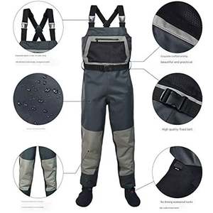 <span class=keywords><strong>Cuissardes</strong></span> de pêche Pro Series avec <span class=keywords><strong>bottes</strong></span>, chaudes, imperméables et confortables, style chaussette - Product Image 4