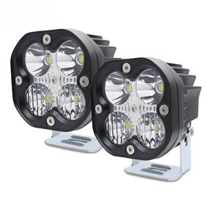 Projecteur LED Moto 3 pouces 40W, Modèle MO20, Garantie 2 Ans, Lumière de Travail Blanche et Jaune pour ATV et Camion - Product Image 1