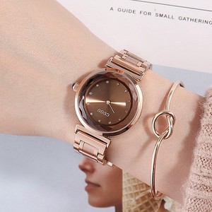 GUOU 6601 elegante <span class=keywords><strong>vintage</strong></span> <span class=keywords><strong>orologio</strong></span> al quarzo femminile di moda in acciaio Inox banda di cristalli di Diamante di vetro in magazzino Casuale <span class=keywords><strong>orologio</strong></span> <span class=keywords><strong>da</strong></span> <span class=keywords><strong>polso</strong></span> - Product Image 1