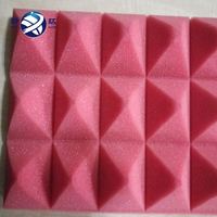 Panneau acoustique en mousse de polyester Jinghuan, isolation phonique moderne, réduction de bruit élevée (30 dB), imperméable, écologique, ignifuge