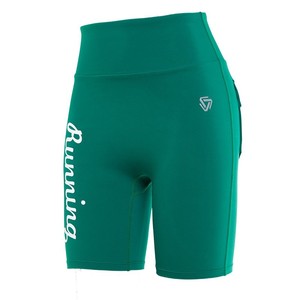 Pantalones cortos deportivos ajustados de cintura alta para mujer, secado rápido, Control de barriga, levantamiento de cadera, bolsillos desnudos para Yoga informal - Product Image 4