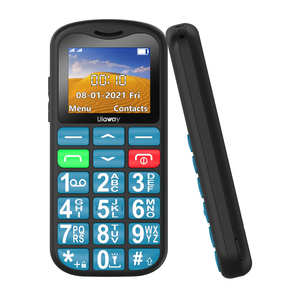 Teléfono Móvil <span class=keywords><strong>para</strong></span> <span class=keywords><strong>Personas</strong></span> <span class=keywords><strong>Mayores</strong></span> ULEWAY G180, Estilo Barra, GSM, con Doble SIM, Batería de 1000 mAh - Product Image 1