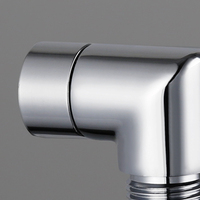 Joint à angle droit en laiton chromé Accessoires de plomberie Adaptateur de conduite d'eau Nickel brossé