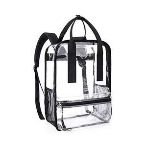 Custom Promotion Beach <strong>Holiday</strong> Small Bagpack Waterproof Leisure Back Pack Bag Pvc Transparent Clear Stadium <strong>Backpack</strong> With Logo - Product Image 4