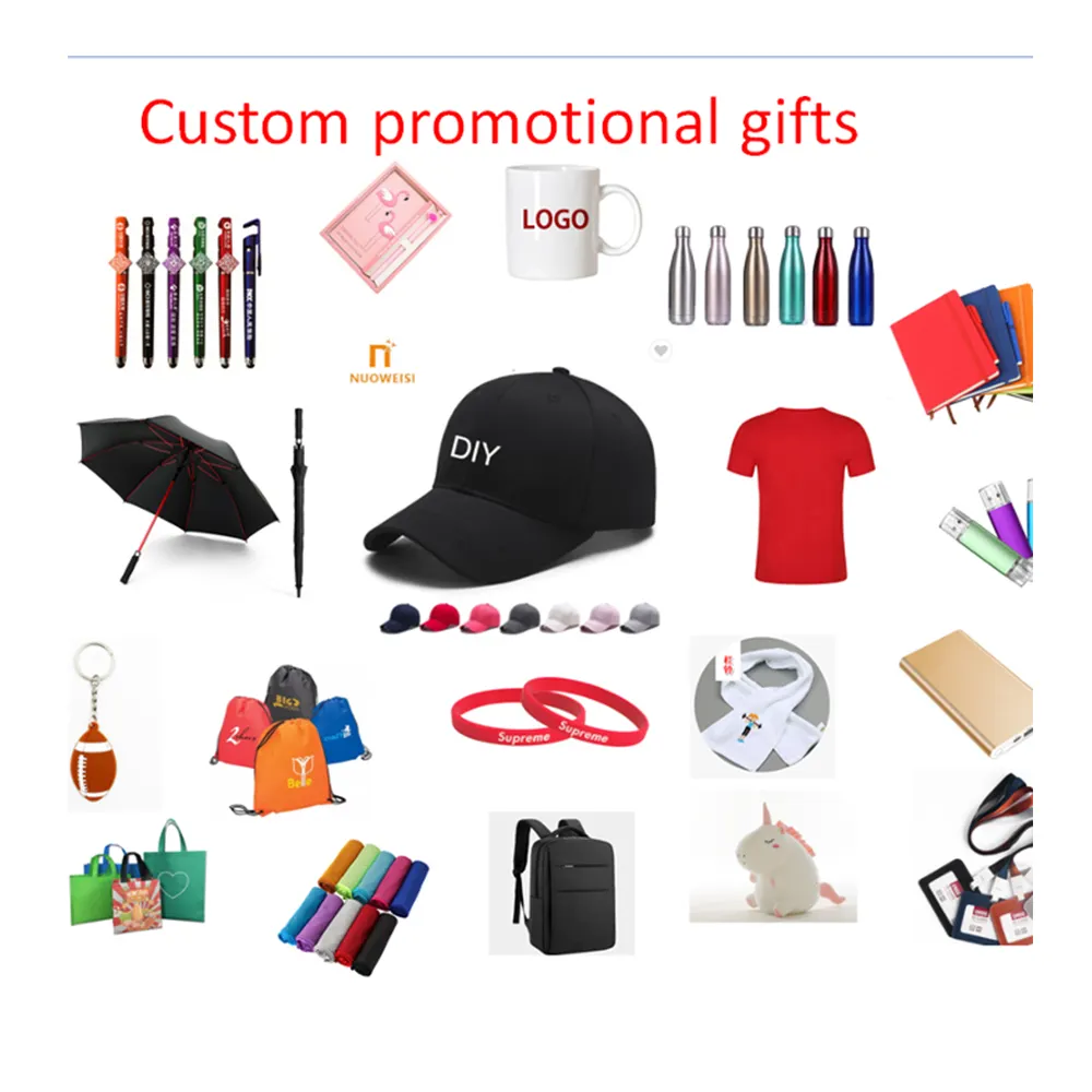 Nuoweisi serviços empresariais personalizados, conjunto de cadeau regalos diversos presentes de marketing europenk itens de presente promoção