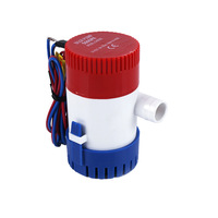 Pompe de cale marine pour bateau/yacht 12V, débit d'eau 12/24V, 4m, 1100 GPH