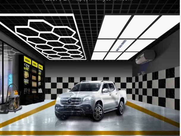 Auto Detailing Workshop LED Light Panel Landscape Style 960W SMD2835