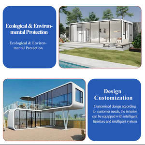 Offre Spéciale personnalisé populaire cabine luxe modulaire haut de gamme mobile conteneur de jardin Hangfa Apple Capsule House - Product Image 5