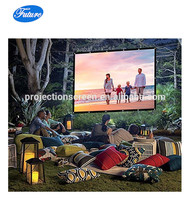 Futur écran de projection portable en polyester 16:9 de 120 pouces HD 4K Home Theater Indoor Home Outdoor Projector Screen