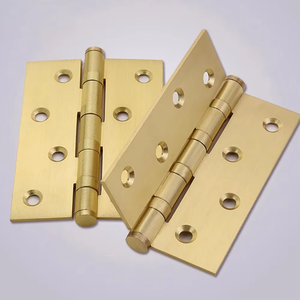 Charnières de porte en acier inoxydable de qualité supérieure 4" et 5" - Design traditionnel pour meubles et cuisine - Product Image 1