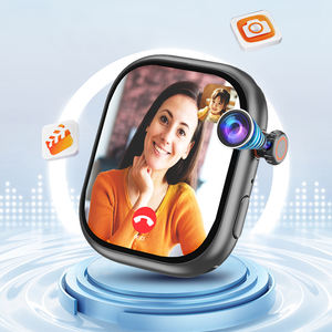 Montre connectée HKSF M16 4G 800mAH 840mAH avec emplacement pour carte SIM, appel par carte SIM, caméra rotative, géolocalisation, SOS, GPS, noire - Product Image 3