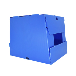 Caisse en plastique alvéolaire PP blanche, noire et colorée pour le stockage en salle blanche, la logistique d'entrepôt et l'emballage de marchandises commerciales - Product Image 2