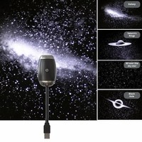 Projecteur d'étoiles USB, lumière flexible à 360 degrés pour le toit de la voiture, lumière galactique portable, mini lampe de nuit intelligente pour la décoration de la chambre