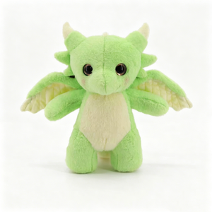 Peluche de dragón personalizado, Peluche de dragón bebé, Peluche de dragón verde, Peluche de dragón adorable - Product Image 1