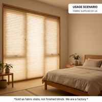 Tissu pour stores alvéolaires semi-occultants en non-tissé spunlace imperméable de 16 mm sur mesure
