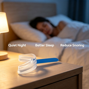 Protège-dents <span class=keywords><strong>de</strong></span> <span class=keywords><strong>nuit</strong></span> en silicone moulable anti-grincement et anti-ronflement - Product Image 1