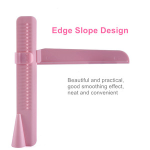 Manjia Pemoles Penghalus Kue Plastik, Dapat Diatur Krim Fondant Tepi Alat Dekorasi Spatula Pengeruk Kue - Product Image 5