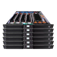 Yüksek güç 4 kanal 1000W 2000W 1U dijital profesyonel ses Video güç amplifikatörler sınıf D