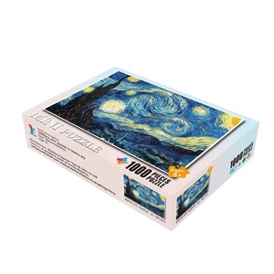 Stock <span class=keywords><strong>1000</strong></span> Pièces Rompecabezas Impression Personnalisée <span class=keywords><strong>Van</strong></span> <span class=keywords><strong>Gogh</strong></span> <span class=keywords><strong>Puzzle</strong></span> Toy Game Puzzles Pour Adultes - Product Image 1
