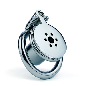 FRRK - Jaula para Pene de Acero Inoxidable 304, Juguete Sexual Erótico, Productos Sexuales BDSM, Control Corporal, Bondage para Hombres - Product Image 1