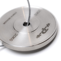 Porte-clés en acier inoxydable massif en forme de disque de musculation, pendentif plaque de poids gravée avec précision, porte-clés et ornement de bureau sur le thème du fitness