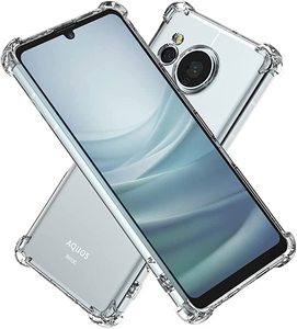 เคสกันกระแทกสำหรับชาร์ป AQUOS Sense11 Sense10 Sense9 Wish 6 5 4 พร้อมเคส TPU ใสสี่มุม - Product Image 1