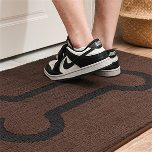Alfombra de entrada interior Dirt Trapper, alfombrilla de entrada absorbente, lavable, antideslizante, alfombrilla para pie de puerta delantera para mascotas, patas húmedas - Product Image 5