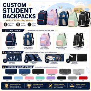 Sac à dos de voyage grande capacité avec logo personnalisé 2026, motif <span class=keywords><strong>fraise</strong></span>, pour étudiants (filles et garçons) du collège - Product Image 4